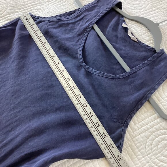 Luna Luz Fit & Flare Maxi 100% Linen Dress Size S Flowy - Picture 6 of 16